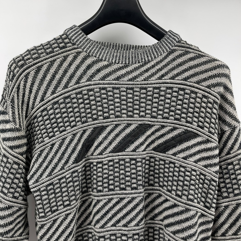 Vintage 80s Sweater Graphix‎ Sweater Mens Large Geometric Pattern Acrylic 90s